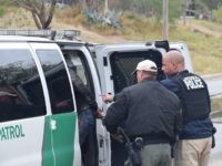 Border Patrol agents arrest an illegal alien who crossed the border from Mexico into Rio Bravo, Texas. File (Photo: Bob Price/Breitbart Texas)