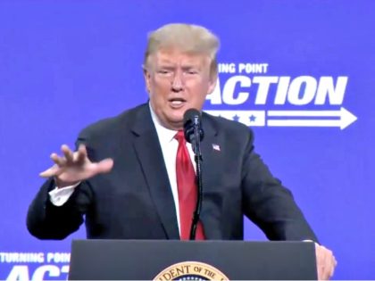 Trump Addresses Conservative Students at Turning Point Action