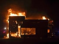 CNN Camera Crew Attacked Outside Atlanta Wendy's as Rioters Burn It