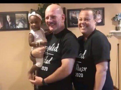 One year after saving a choking baby's life, Officer William Kimbro was asked to be the ba