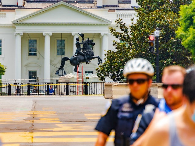 Black Lives Matter Plaza Washington, DC, White House, Andrew Jackson statue