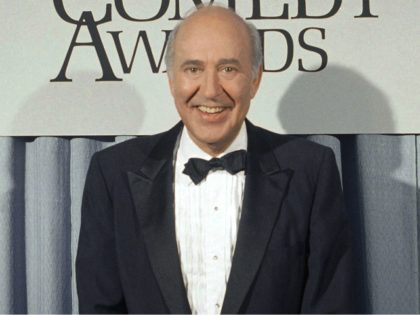 Carl Reiner is photographed at the American Comedy Awards, May 19, 1987, Los Angeles, Calif. (AP Photo/Mark J. Terrill)