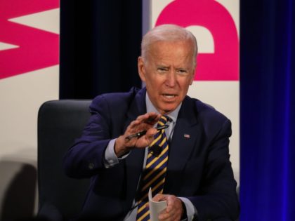 Former Vice President, Joe Biden, adresses the audience at the We Decide: Planned Parentho