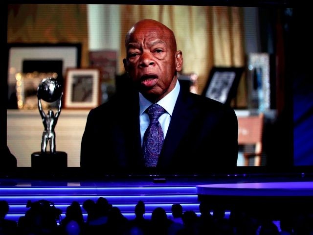 PASADENA, CALIFORNIA - FEBRUARY 22: U.S. Representative John Lewis speaks onstage during the 51st NAACP Image Awards, Presented by BET, at Pasadena Civic Auditorium on February 22, 2020 in Pasadena, California. (Photo by Rich Fury/Getty Images)