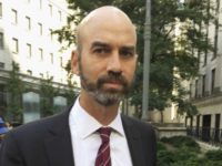 This Aug. 16, 2017, file photo shows James Bennet, editorial page editor of The New York Times, in New York. Bennet has resigned amid outrage over an op-ed by a Republican senator who advocated using federal troops to quell protests, outrage that only grew when it was revealed the editor …