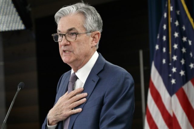 In this March 3, 2020 file photo Federal Reserve Chair Jerome Powell speaks during a news conference in Washington. Powell says the outlook for the U.S. economy is “extraordinarily uncertain” and the success of the recovery effort will depend in large part on the country’s ability to contain the spread …