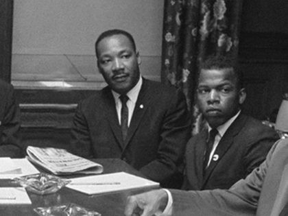 Leaders of the African American Movement pose in New York July 29 1964 as they hold conference on civil rights. From left are: Bayard Rustin: Jack Greeberg, director of counsel of the Naacp Educational and Legal Defense Fund; Whitney Young JR., director of the National Urban League; James Farmer, National …