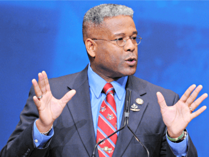 Rep. Allen West , R-FL, speaks during an address to the 39th Conservative Political Action Committee February 10, 2012 in Washington, DC. AFP PHOTO/Mandel NGAN (Photo credit should read MANDEL NGAN/AFP via Getty Images)
