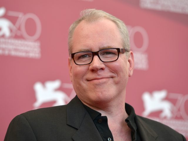 US writer Bret Easton Ellis poses during the photocall of "The Canyons" presente