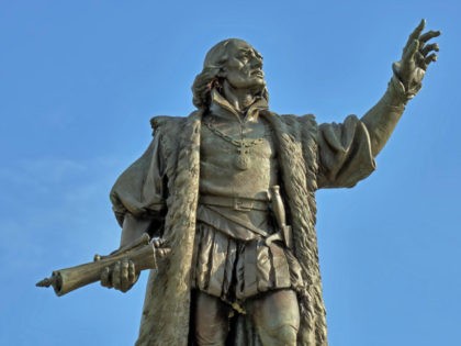 Christopher Columbus statue in Grant Park