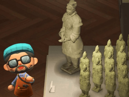 Terracotta Army in Animal Crossing. [Photo: Internet]