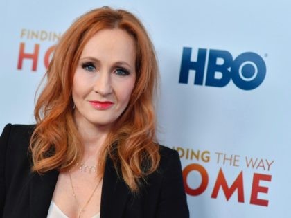 British author J. K. Rowling attends HBO's "Finding The Way Home" world premiere at Hudson Yards on December 11, 2019 in New York City. (Photo by Angela Weiss / AFP) (Photo by ANGELA WEISS/AFP via Getty Images)