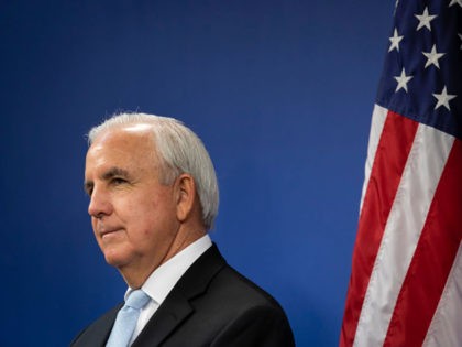 MIAMI, FL - JUNE 08: Carlos A. Gimenez, Mayor of Miami-Dade County, is seen during a press conference relating hurricane season updates at the Miami-Dade Emergency Operations Center on June 8, 2020 in Miami, Florida. NOAA has predicted that this year's Atlantic hurricane season will be more active than usual …