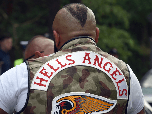 Members of the Hells Angels motorcycle club arrive for the Hells Angels' World Run 2016 ga