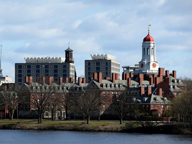 CAMBRIDGE, MASSACHUSETTS - APRIL 22: A general view of Harvard University campus is seen on April 22, 2020 in Cambridge, Massachusetts. Harvard has fallen under criticism after saying it would keep the $8.6 million in stimulus funding the university received from the CARES Act Higher Education Emergency Relief Fund in …