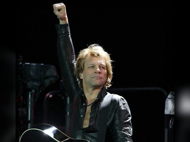 PERTH, AUSTRALIA - DECEMBER 08: Jon Bon Jovi of Bon Jovi performs on stage at Patterson&#0