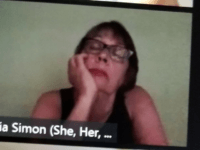 It has been brought to the attention of the students that Patricia Simon was sleeping during the Town Hall Meeting that took place on June 29th.