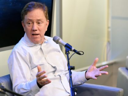 NEW YORK, NEW YORK - DECEMBER 20: Governor of Connecticut Ned Lamont speaks during SiriusX
