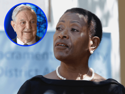 Diana Becton and George Soros (Rich Pedroncelli and Olivier Hoslet/Pool Photo / Associated