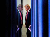 Trump Hanging Head Backstage