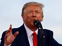 WASHINGTON, DC - JULY 04: President Donald Trump speaks during an event on the South Lawn of the White House on July 04, 2020 in Washington, DC. President Trump is hosting a "Salute to America" celebration that includes flyovers by military aircraft and a large fireworks display. (Photo by Tasos …