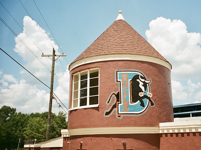 Logo of the minor league Durham Bulls baseball team in Durham, North Carolina.