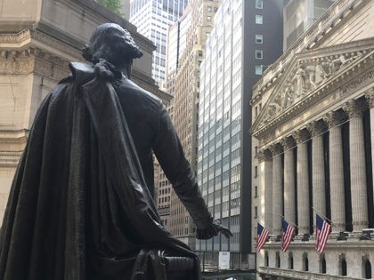 Photo by: STRF/STAR MAX/IPx 2020 6/29/20 The Dow Jones Industrial closed up 580 points today, in spite of growing numbers of Coronavirus cases in the U.S. (New York Stock Exchange, NYC)