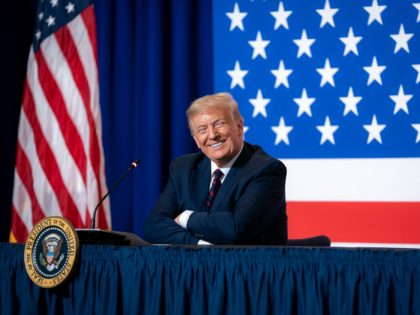 President Donald J. Trump participates at a roundtable on donating plasma Thursday, July 3