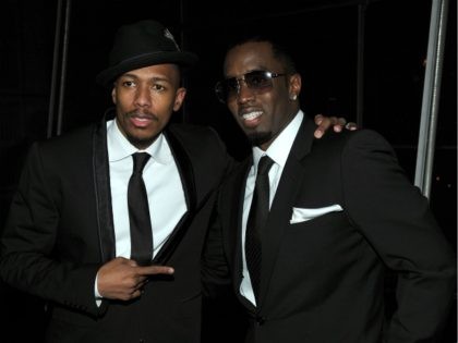 NEW YORK - DECEMBER 09: Actor Nick Cannon (L) and Sean "Diddy" Combs attend City Of Hope's Music and Entertainment Industry Presents The Roast Of Stephen Hill at Jazz at Lincoln Center on December 9, 2010 in New York City. (Photo by Larry Busacca/Getty Images for City of Hope)