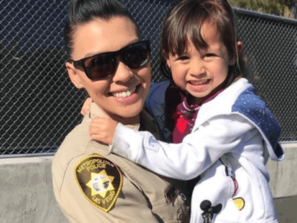 Crystal is a police officer with the Las Vegas Metropolitan Police Department, a military