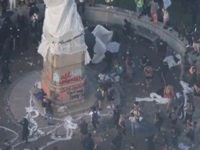 statue protest