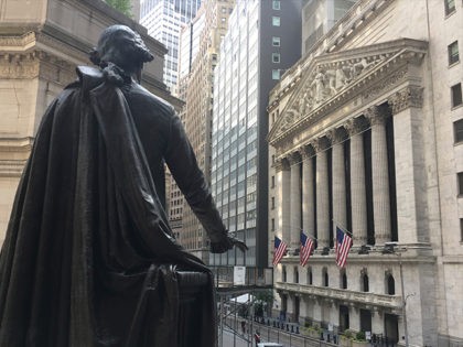 Photo by: STRF/STAR MAX/IPx 2020 6/29/20 The Dow Jones Industrial closed up 580 points today, in spite of growing numbers of Coronavirus cases in the U.S. (New York Stock Exchange, NYC)