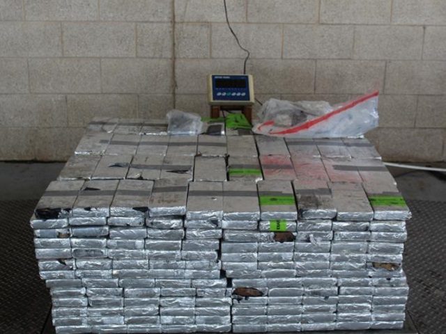 CBP officers seize nearly a half-ton of methamphetamine at the Pharr International Bridge in South Texas. (Photo: U.S. Customs and Border Protection/Rio Grande Valley Sector)