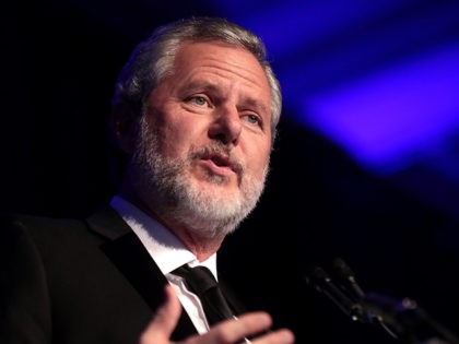 Jerry Falwell Jr. speaking with attendees at the 2nd Annual Turning Point USA Winter Gala