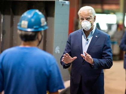 Joe Biden at Tour of McGregor Industries and Build Back Better Plan Press Conference - Dun