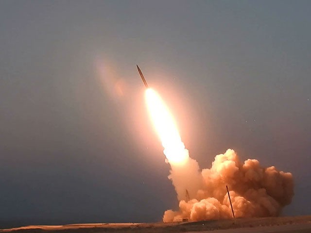 This picture released by the official website of the Iranian Defense Ministry on Thursday, Aug. 20, 2020, is said to show the launching of the "Martyr Hajj Qassem" missile in an undisclosed location in Iran. Iran unveiled two new missiles on Thursday — National Defense Industry Day in Iran. They …