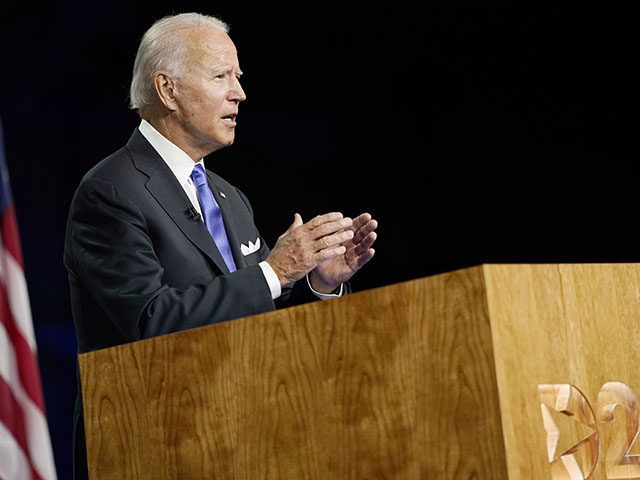 Democratic presidential candidate former Vice President Joe Biden speaks during the fourth