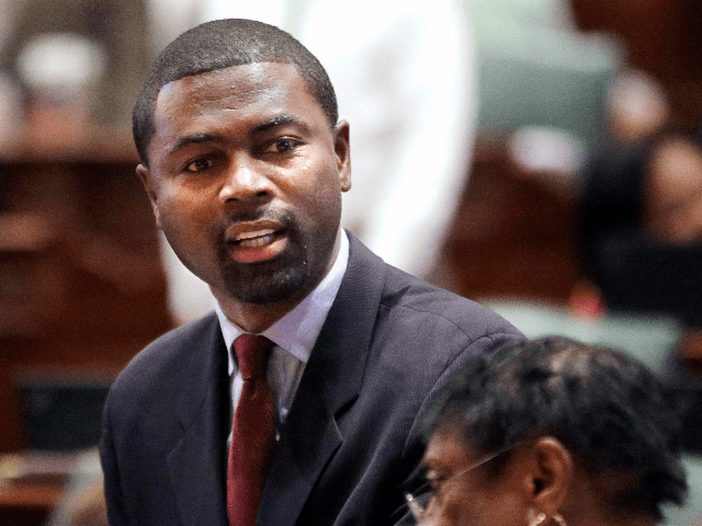 In this May 20, 2014, file photo, Illinois Rep. La Shawn Ford, D-Chicago, speaks at the Illinois State Capitol in Springfield, Ill. The furor over recent Chicago police shootings has legislators considering whether voters should be allowed to recall Mayor Rahm Emanuel or future officials who hold his post. Ford …