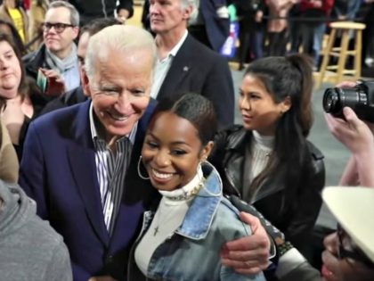 Biden Poses with a Black Woman in Campaign Ad