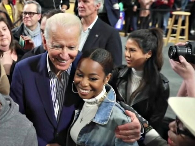 Biden Poses with a Black Woman in Campaign Ad
