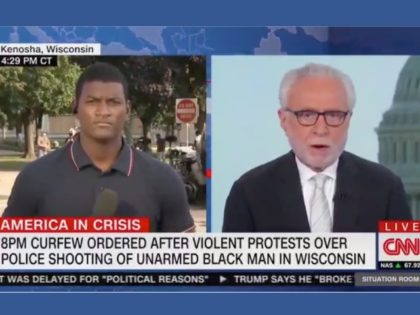 CNN Chyron Says Violent Protests