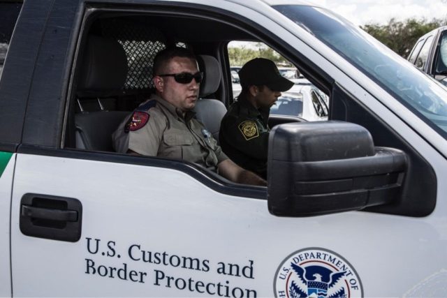 A Texas DPS trooper rides with a Border Patrol agent in South Texas. (File Photo: Texas Department of Public Safety)