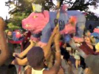 Watch: Chicago BLM Activists Stomp on Pig-Cop Pinatas, Scream at Residents, Twerk in Protest