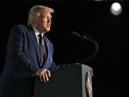 WASHINGTON, DC - AUGUST 27: U.S. President Donald Trump delivers his acceptance speech for