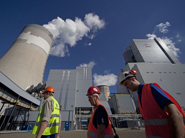 View of the Belchatow power plant on September 28, 2011 in Belchatow, near Lodz central Poland. Polands largest electricity producer PGE, started earlier this year, a new 858-megawatt generator at its Elektrownia Belchatow coal-fired power plant, one of the largest in the world. AFP PHOTO / DAREK REDOS (Photo by …