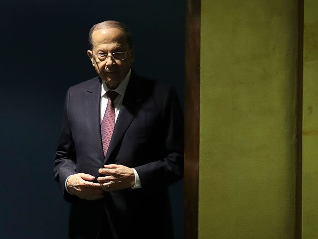 NEW YORK, NY - SEPTEMBER 25: President of Lebanon Michel Aoun arrives to address the United Nations General Assembly at UN headquarters on September 25, 2019 in New York City. World leaders from across the globe are gathered at the 74th session of the UN General Assembly, amid crises ranging …