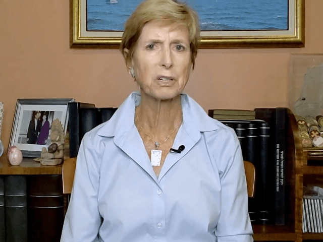 In this screenshot from the DNCC’s livestream of the 2020 Democratic National Convention, Former Republican New Jersey Gov. Christine Todd Whitman addresses the virtual convention on August 17, 2020. The convention, which was once expected to draw 50,000 people to Milwaukee, Wisconsin, is now taking place virtually due to the …