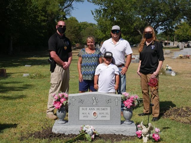Huskey Gravesite -- Photo: Williamson County Sheriff's Office