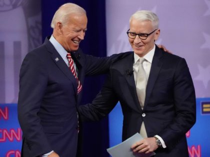 Joe Biden and Anderson Cooper (Mario Tama / Getty)