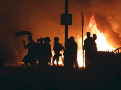 Kenosha riots (Kamil Krzaczynski / AFP / Getty)